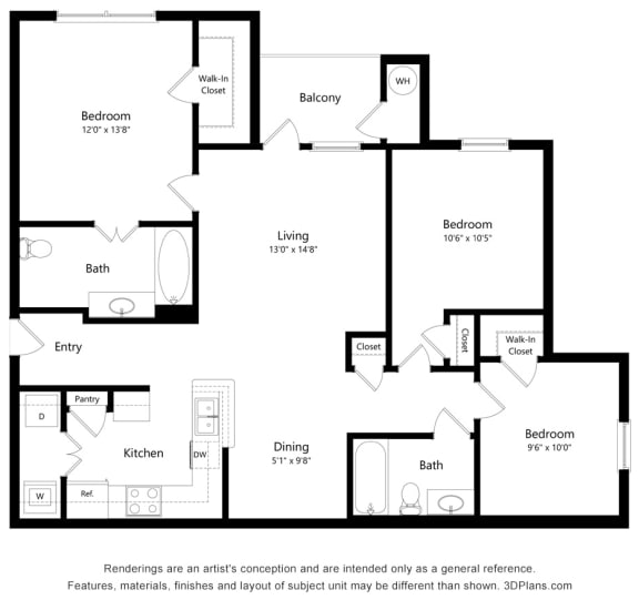 2 & 3 Bedroom Apartments in Bryan, TX Sandy Creek